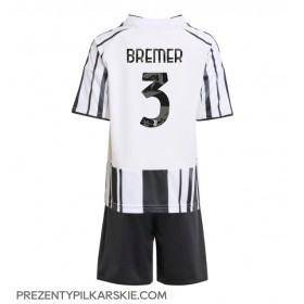 Stroje piłkarskie Juventus Gleison Bremer #3 Koszulka Podstawowej dla dzieci 2025-26 Krótki Rękaw (+ szorty)